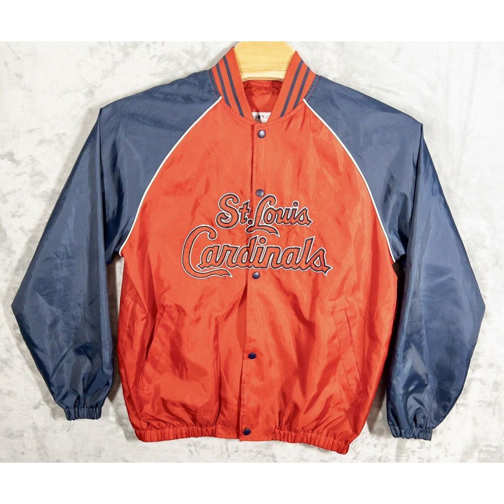 MLB St. Louis Cardinals Snap Front Jacket Mens Medium‎